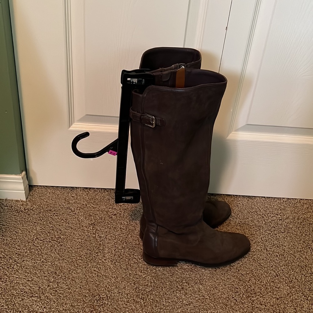 Suede/leather Riding Boots - Picture 2 of 4